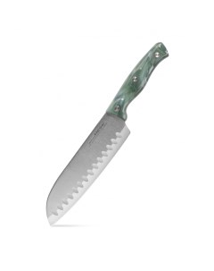 Нож сантоку Oriental 18 см нерж сталь пластик в ассортименте Attribute