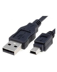 Шнур USB miniUSB 1 5м черный Netko