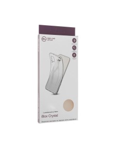 Чехол силиконовый Crystal для Tecno Pop 7 Pop 7 Pro с усиленными углами прозрачный Ibox