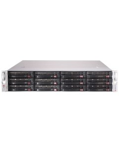 Корпус серверный 2U CSE 826BE2C R609JBOD 12 3 5 HS HDD IPMI lan 2 600W Supermicro