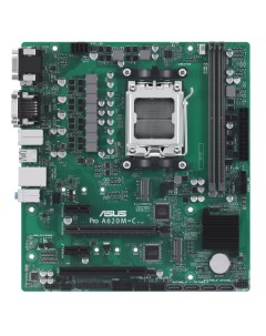 Материнская плата mATX PRO A620M C CSM AM5 AMD A620 2 DDR5 8000 4 SATA 6G RAID 2 M 2 3 PCIE Glan VGA Asus