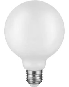 Лампа 187202110 D Filament G125 10W 1070lm 3000К Е27 milky диммируемая LED Gauss