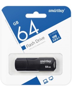 Накопитель USB 3 1 64GB SB64GBCLU K3 Clue чёрный Smartbuy