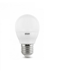 Лампа 53226T Elementary шар 6W 4100K E27 3 лампы в упаковке LED Gauss
