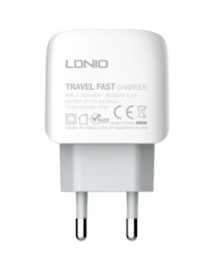 Сетевое зарядное устройство USB LDNIO A3312 Lightning LD_B4561 A3312 Lightning LD_B4561 Ldnio