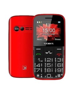Мобильный телефон teXet TM В227 красный TM В227 красный Texet