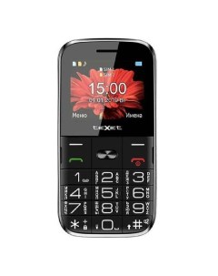 Мобильный телефон teXet TM В227 черный TM В227 черный Texet