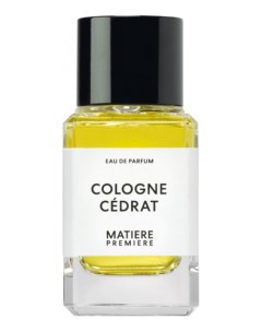 Cologne Cedrat парфюмерная вода 100мл Matiere premiere