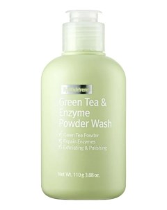 Энзимная пудра для лица с экстрактом зеленого чая Green Tea Enzyme Powder Wash 110г By wishtrend
