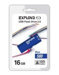 USB Flash Drive 16Gb 580 EX 16GB 580 Blue Exployd
