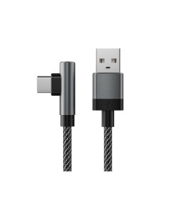 Аксессуар USB Type C 1m Black Grey AC30 F100MA Accesstyle