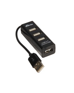 Хаб USB CR 2402 USB 4 ports Black Ritmix