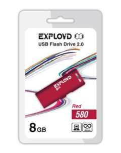 USB Flash Drive 8Gb 580 EX 8GB 580 Red Exployd