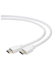 Аксессуар Cablexpert HDMI 19M v2 0 1m White CC HDMI4 W 1M Gembird