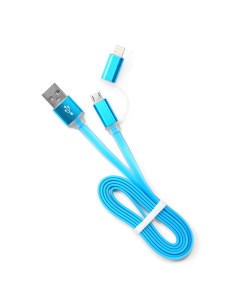 Аксессуар Cablexpert USB AM microBM 5P to iPhone Lightning 1m Blue CC mAPUSB2bl1m Gembird