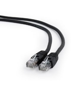 Сетевой кабель Cablexpert UTP cat 6 0 5m Black PP6U 0 5M BK Gembird