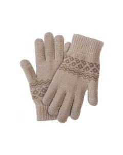 Теплые перчатки для сенсорных дисплеев Mi Wool Screen Touch Gloves Woman р UNI Beige Xiaomi