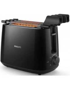 Тостер HD2583 90 600Вт черный Philips