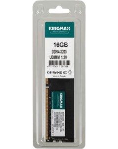 Оперативная память для компьютера 16Gb 1x16Gb PC4 25600 3200MHz DDR4 DIMM CL22 KM LD4 3200 16GS KM L Kingmax