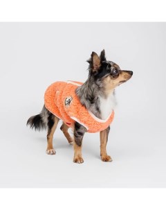 Жилетка пальто для собак XS оранжевая Petmax