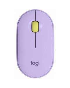 Мышь M350 Pebble оптическая беспроводная USB сиреневый Logitech