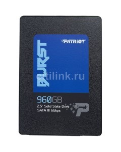 SSD накопитель Burst PBU960GS25SSDR 960ГБ 2 5 SATA III Patriòt