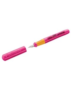 Ручка перьев School o Junior PL970970 корп розовый L для левшей ст нерж карт уп Pelikan