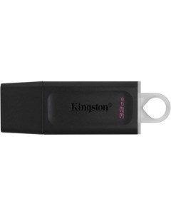 Флешка USB DataTraveler Exodia 32ГБ USB3 0 черный и белый Kingston