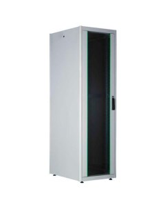 Шкаф коммутационный LN DB32U6080 LG BAAA напольный стеклянная передняя дверь 32U 600x1560x800 мм Lande
