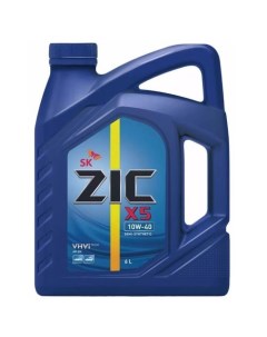 Моторное масло X5 10W 40 6л полусинтетическое Zic