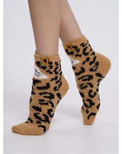 Махровые носки леопарды 1 пара Твое