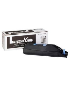 Картридж TK 865K Black для TASKalfa 250ci 300ci 20000стр Kyocera
