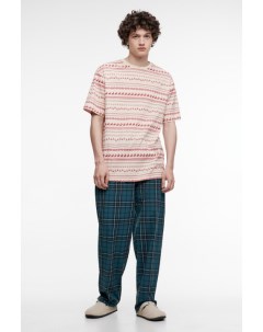 Комплект пижамный хлопковый с футболкой и брюками Befree