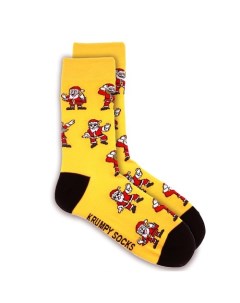 Носки НГ Wow Санта Рокер 35 40 Krumpy socks