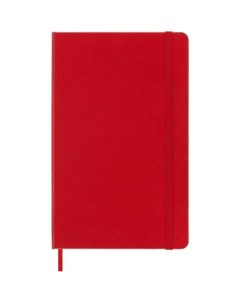 Блокнот Daily 9 х 14 см датированный мягкая обложка красный 400 страниц Moleskine
