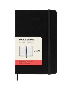 Ежедневник CLASSIC Pocket 9 x 14 см 400 страниц датированный черный Moleskine