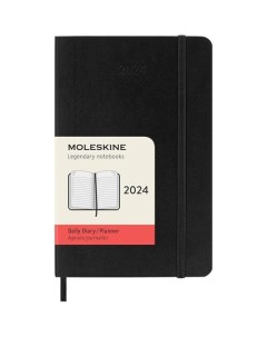 Ежедневник CLASSIC SOFT Pocket 9 x 14 см 400 страниц датированный мягкая обложка черный Moleskine