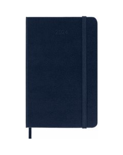 Ежедневник CLASSIC Pocket 9 x 14 см 400 страниц датированный синий сапфир Moleskine