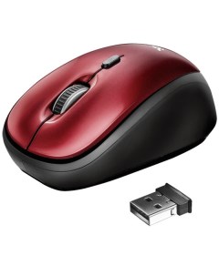 Компьютерная мышь Yvi Wireless Mouse red 19522 Trust