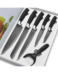 Набор кухонных ножей 26992 черный Mayer&boch