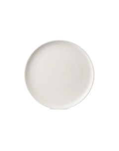 Тарелка обеденная фарфор 26 см круглая Rock White DM8010 белая Domenik