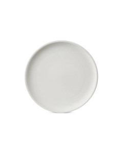 Тарелка десертная фарфор 21 см круглая Rock White DM8012 белая Domenik