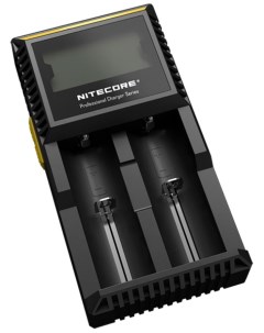 Зарядное устройство D2 18650 16340 на 2 АКБ Intellicharge V2 совместим с Li ion и Ni MH Ni Cd аккуму Nitecore