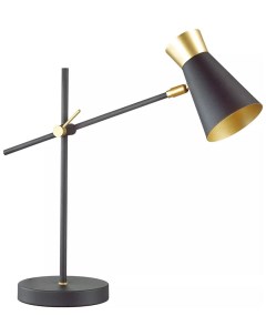 Настольная лампа LIAM матовый черный золотой 3790 1T Lumion