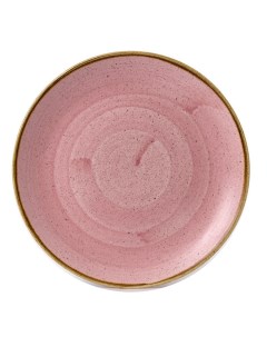 Тарелка мелкая 26см без борта Stonecast цвет Petal Pink ASPPEV101 Churchill