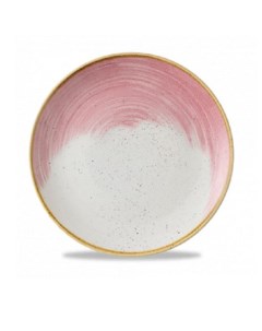 Тарелка мелкая 21 7см без борта Stonecast цвет Petal Pink ASPPEVP81 Churchill