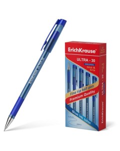 Ручка шариковая Ultra 30 Stick Grip Original синяя 1 шт Erich krause