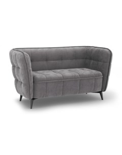 Прямой диван Клео 86 90 см Без пружин Мягкие Серый 165 Малогабаритные Первый мебельный