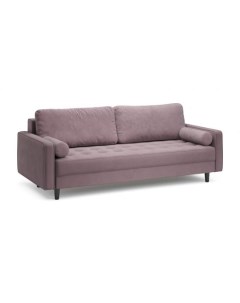 Прямой диван Артур 88 100 см Пружинный блок Двуспальные Жесткие Фиолетовый 225 Ширина 230 см Первый мебельный