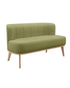 Прямой диван Грета 76 60 см Без пружин Мягкие Зеленый 134 Малогабаритные Первый мебельный